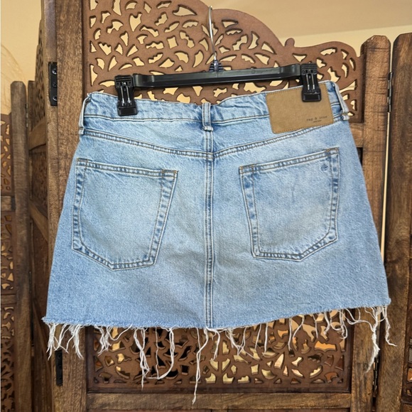 RAG & BONE Bitty Jean skirt 28 - Picture 5 of 7